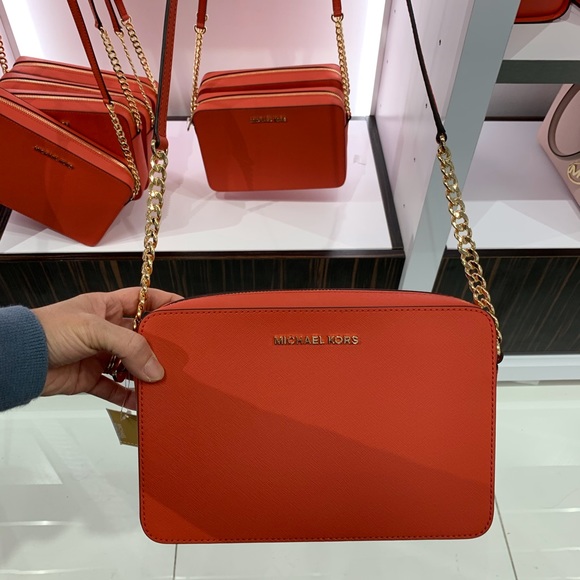 Michael Kors Handbags - MICHAEL KORS LG EW SAFFIANO LEATHER CROSSBODY